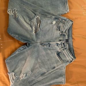 Arizona jeans, highest rise, mom jeans